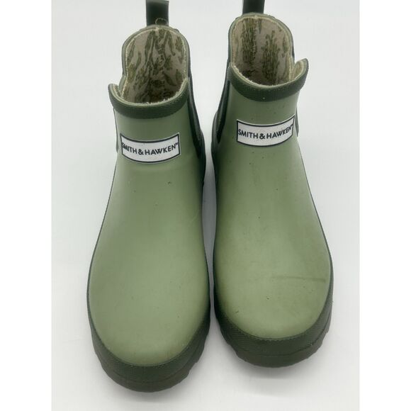 Smith & Hawken Rain Boots Gardening Boots Sz 8 Green - Picture 1 of 10
